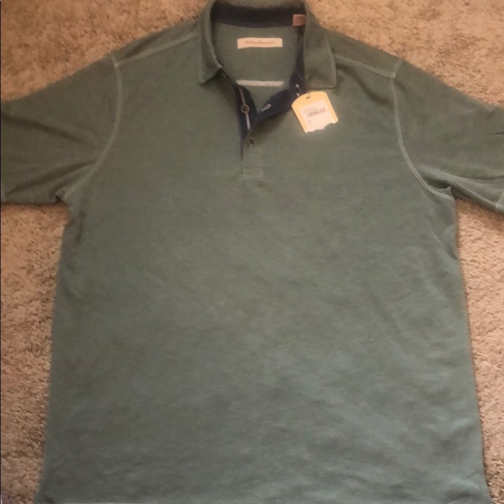 Men’s XL army green short sleeve shirt